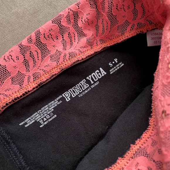 PINK Victoria Secret fold over yoga capri size small - Picture 3 of 3